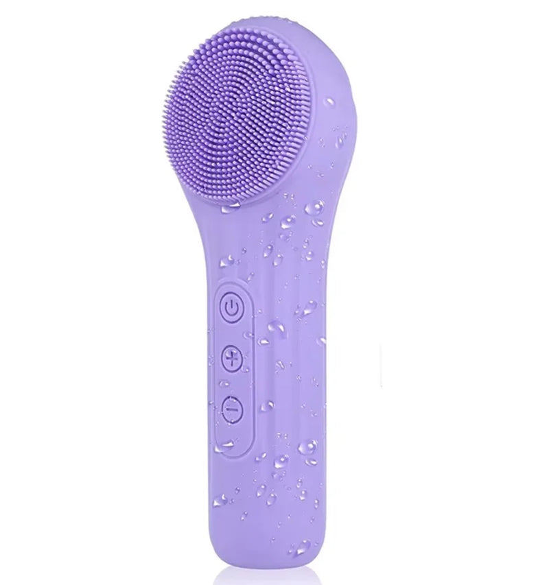 2026 Electric Facial Cleaner 5 in 1 Face Cleansing Brush Wash Machine Spa Skin Care Massager Battery-Powered（Without Battery）