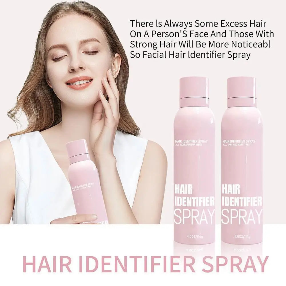 Hair Identifier Spray for Face Shaving,Skin Body Dermaplaning Spray with Razors,Moisturizing and Skin Care Set Hair Removal Kit