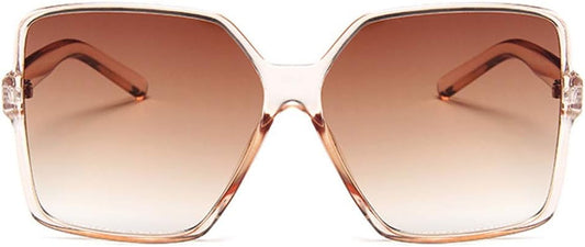 Oversized Square Sunglasses for Women Big Large Wide Trendy Shades | UV400 Protection Extra Huge Black Fashion Sun Glasses,Driving,Travel Beach,70S 80S Outfit Accessories
