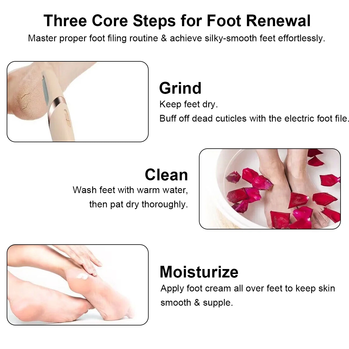 Pedicure Electronic Tool File Feet Callus Remover Hard Skin Remover Foot Care Tools