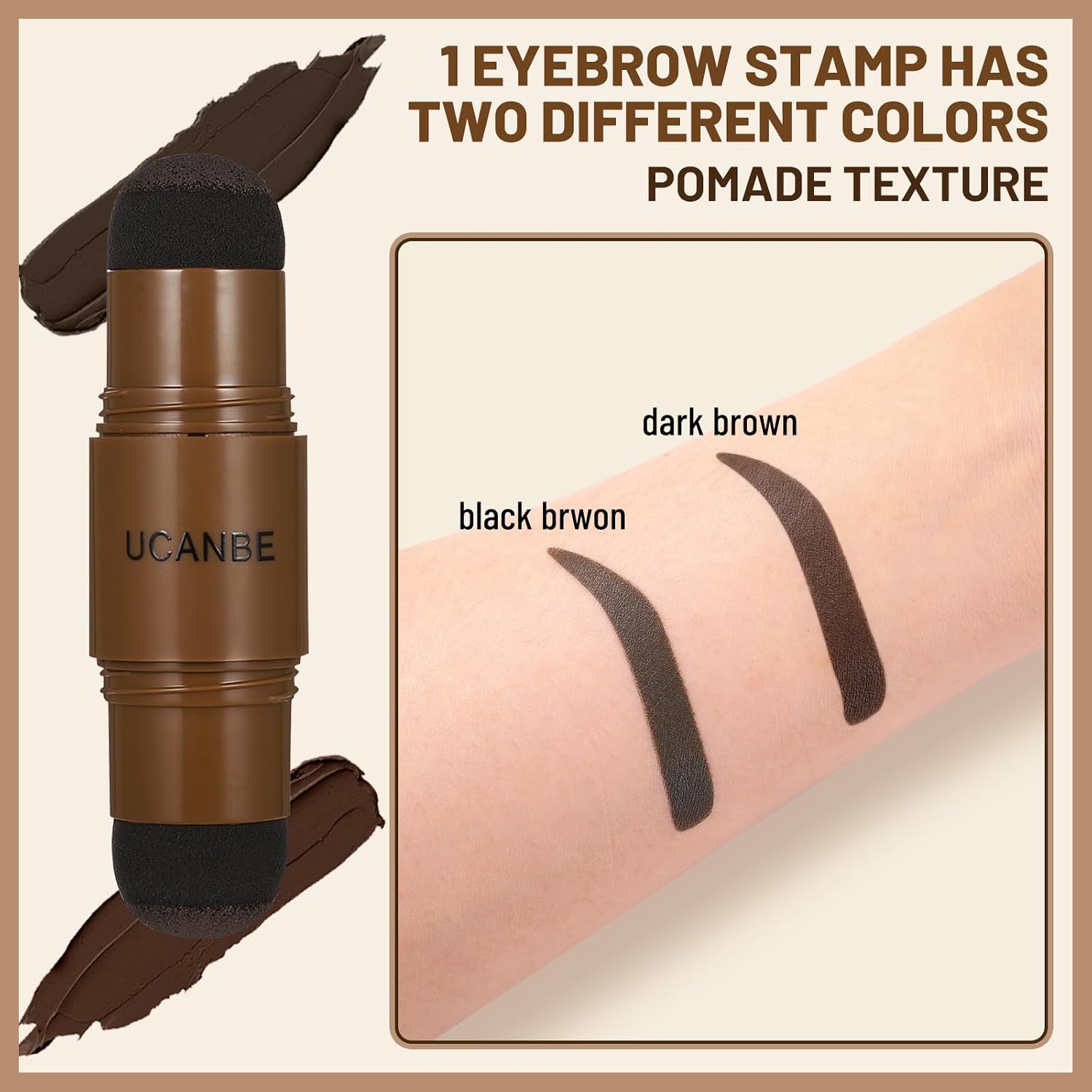 25PCS Eyebrow Stamp Stencil Kit with Dual-Color Eyebrow Stamp Pomade,20 Reusable Eyebrow Stencils,Finising Powder,Brush,Eyebrow Razor,Zipper Pouch,Waterproof Eye Brow Stamping and Shaping Kit04