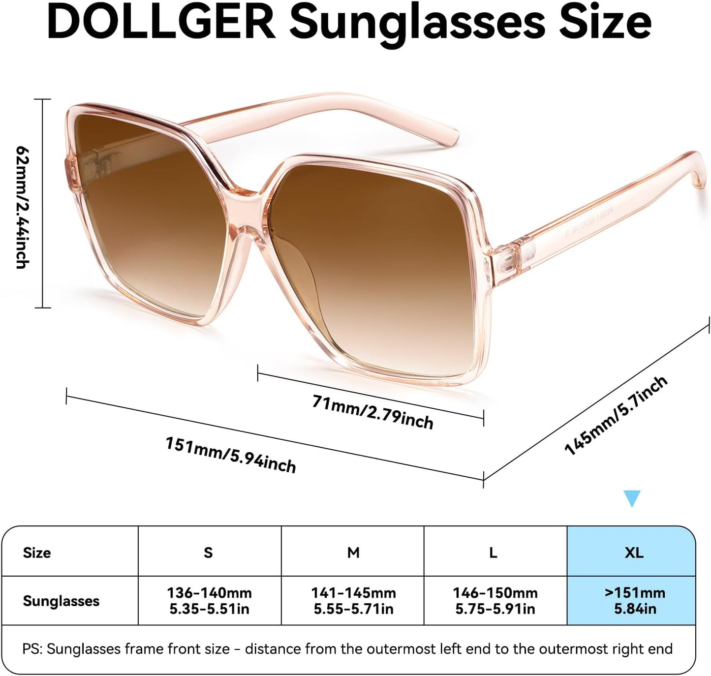 Oversized Square Sunglasses for Women Big Large Wide Trendy Shades | UV400 Protection Extra Huge Black Fashion Sun Glasses,Driving,Travel Beach,70S 80S Outfit Accessories
