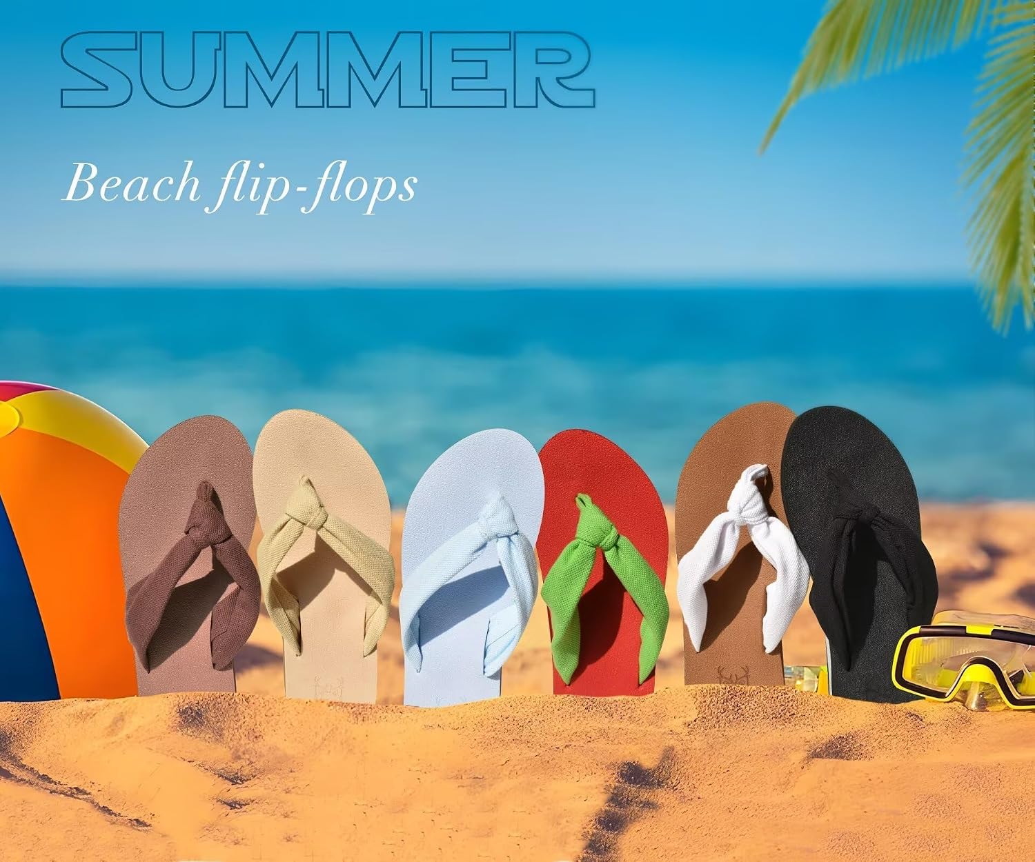 Flip Flops for Women with Arch Support Summer Beach Thong Sandals | Comfortable Yoga Mat Walking Shoes Cushion Slip on Casual Outfits Indoor Outdoor