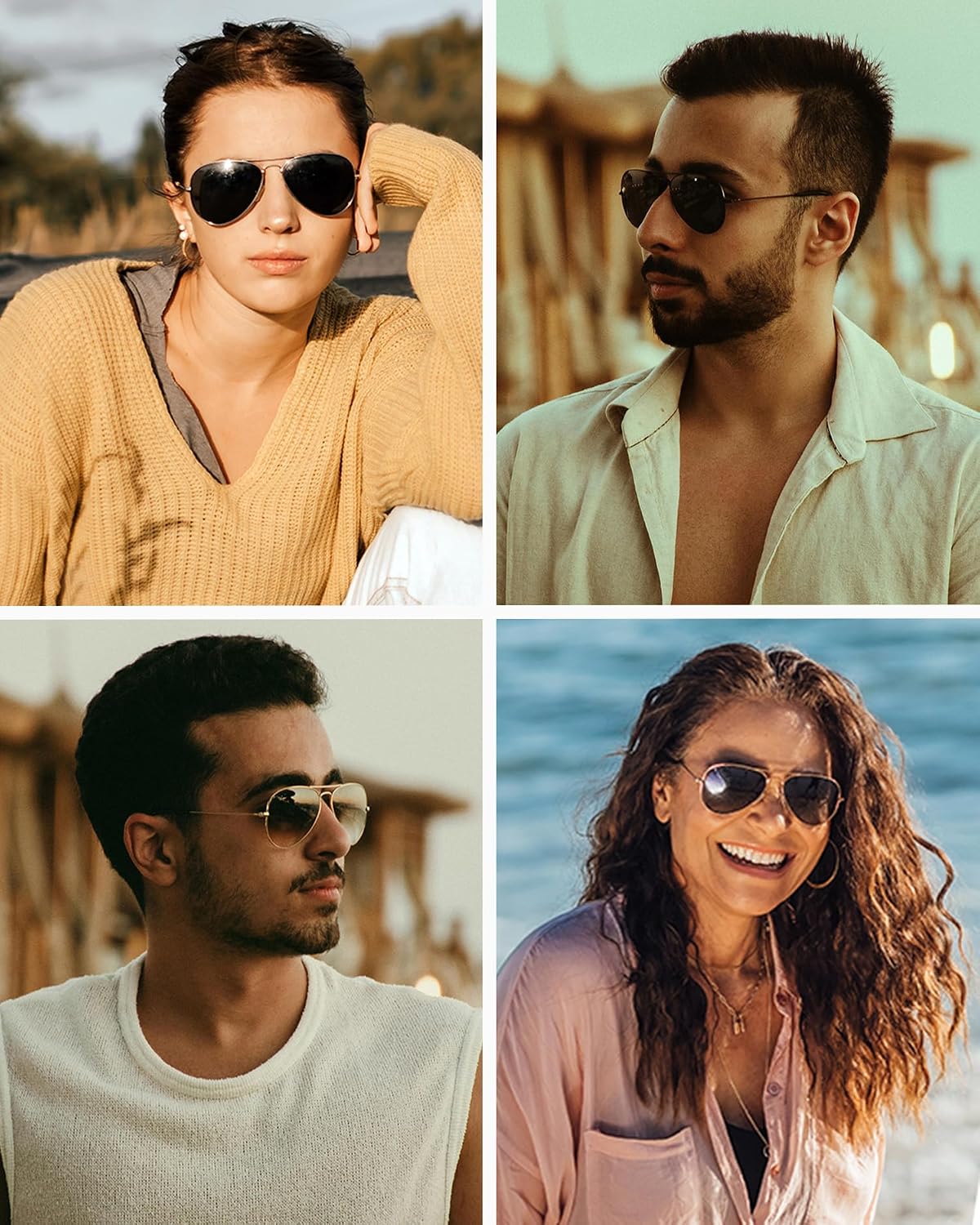 Polarized Aviator Sunglasses for Women Men JX2775 | Classic Lightweight Metal Pilot Frame,Uv400 Protection Lens,Driving Fishing Travel