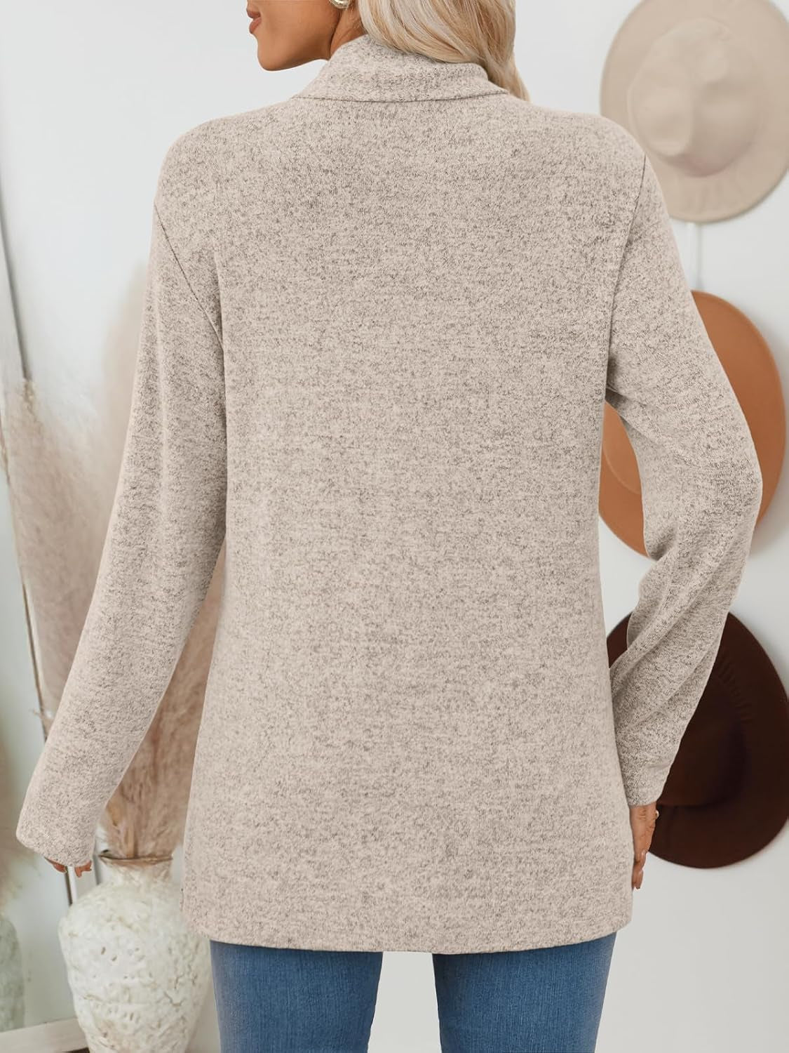 Cardigan Sweaters for Women Lightweight Cardigans Fall Outfits | Open Front Long Cardigan with Pockets, Business Casual Travel Outfits